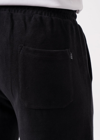 Черные спортивные, кэжуал демисезонные прямые брюки Trend Collection