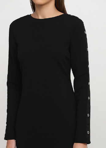 Черное кэжуал платье Terranova однотонное