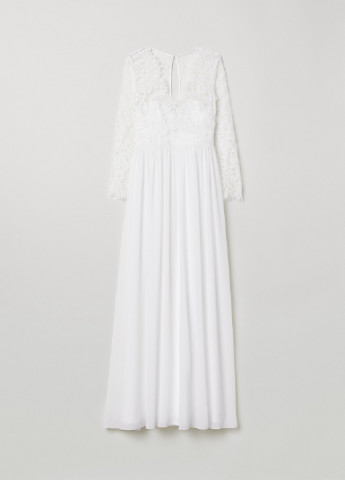 Білий весільна сукня H&M