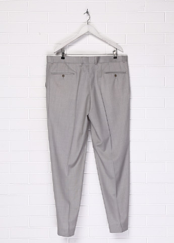Светло-серые классические демисезонные зауженные брюки Bagozza