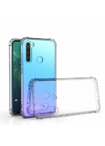 Чохол для мобільного телефону Anti-Shock Gradient Glass Xiaomi Redmi Note 8T Clear (704542) BeCover (252581167)