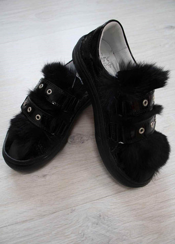 Детские черные кэжуал туфли на платформе Bartek для девочки