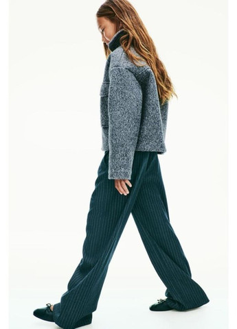 Серая демисезонная куртка куртка-пальто H&M