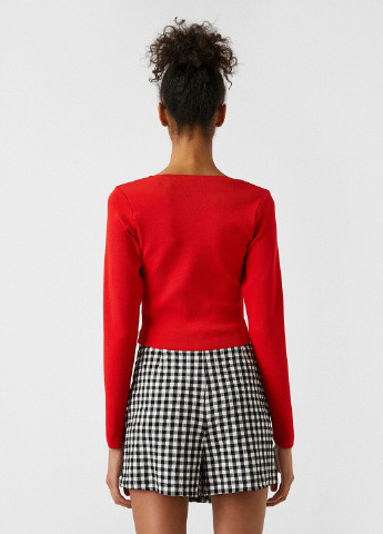 Червоний демісезонний светр пуловер KOTON