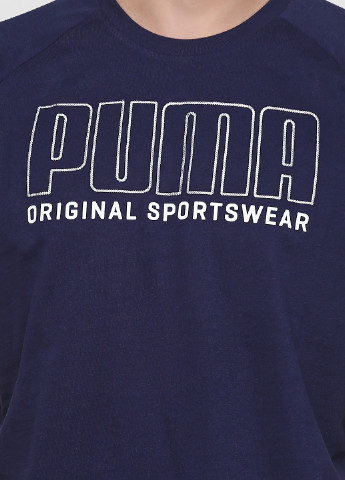 Темно-синя футболка Puma Athletics Graphic Tee