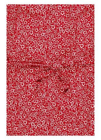 Красное кэжуал платье Vila с цветочным принтом