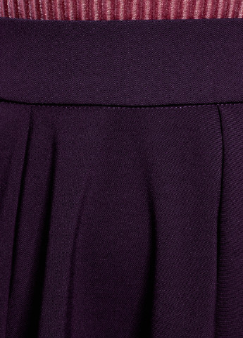 Фиолетовая кэжуал однотонная юбка Oodji миди