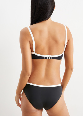 Черные купальные трусики однотонные C&A