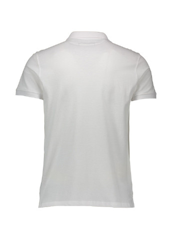 Белая футболка-поло для мужчин Piazza Italia однотонная