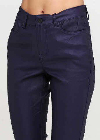 Фиолетовые кэжуал демисезонные клеш брюки Object