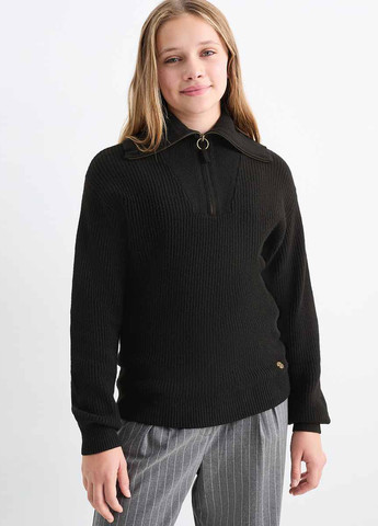 Черный демисезонный свитер C&A