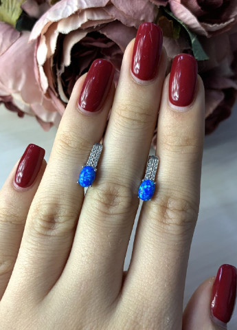 Сережки Silver Flame (164343068)