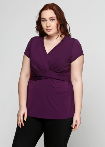 Фиолетовая летняя блуза Merona