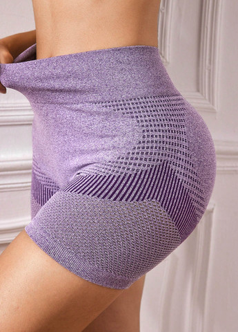 Фиолетовый демисезонный комплект (топ, шорты) SHEIN