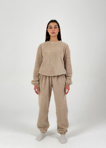 Коричнева зимня піжама (світшоти, брюки) Kari Shop Atelier