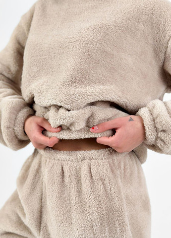 Коричнева зимня піжама (світшоти, брюки) Kari Shop Atelier
