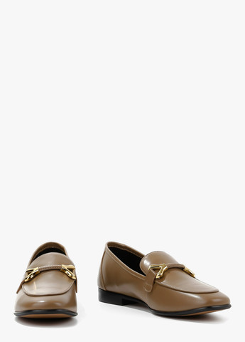 Le'BERDES Туфлі лофери хакі з натуральна шкіра, україна — демісезон (322646300)