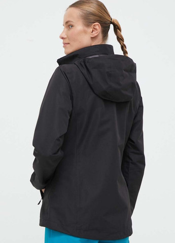 Чорна демісезонна куртка Jack Wolfskin