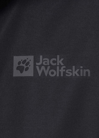 Чорна демісезонна куртка Jack Wolfskin