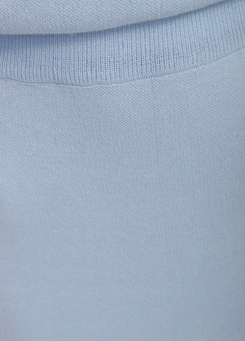 Голубая кэжуал однотонная юбка Sewel