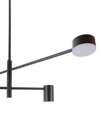 Светильник потолочный подвесной BR-01 631S/4 LED 28W WW + NW + CW BK Brille (251904441)