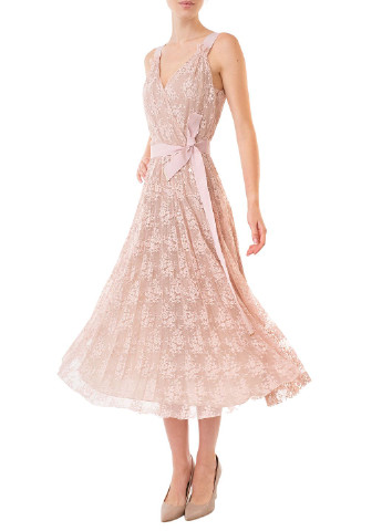 Розовое кэжуал платье Trussardi Jeans однотонное