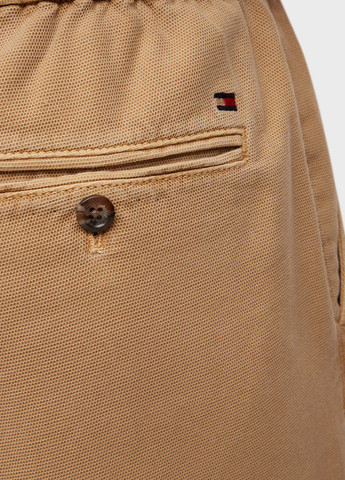 Бежевые кэжуал демисезонные зауженные брюки Tommy Hilfiger