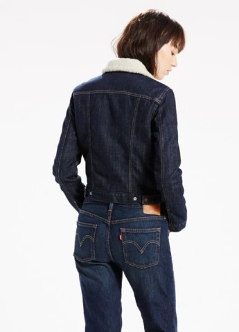 Темно-синяя демисезонная куртка Levi's