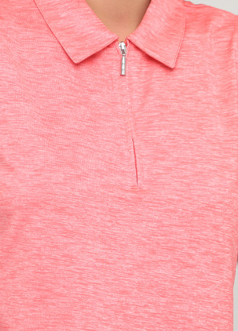 Коралловая женская футболка-поло Greg Norman меланжевая
