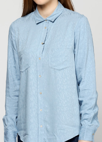 Блакитна демісезонна блуза Massimo Dutti