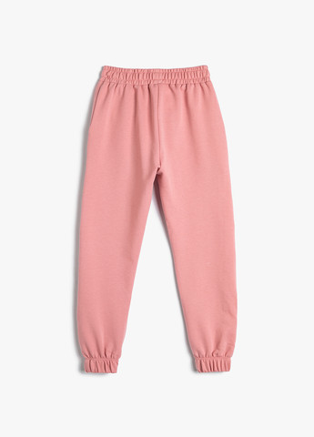 Розовые кэжуал, спортивные демисезонные джоггеры брюки KOTON