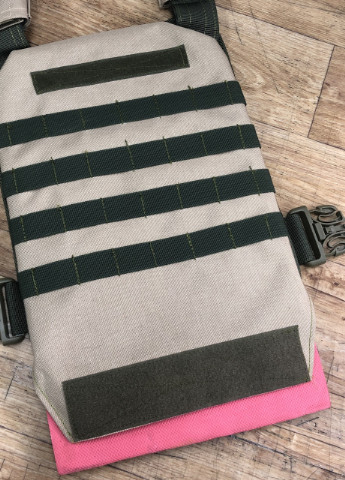 Плитоноска для військових зі стропами MOLLE UkrCossacks 1.0 пісок No Brand (253135500)