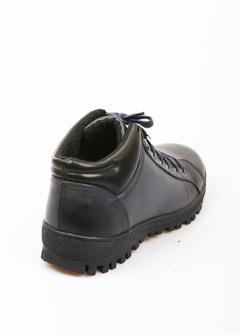 Темно-синие осенние ботинки No Brand