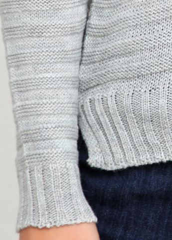 Светло-серый демисезонный пуловер пуловер Massimo