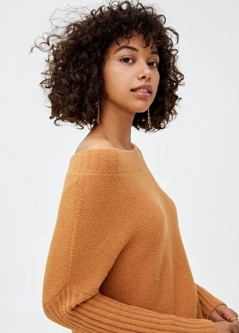 Темно-бежевый демисезонный джемпер джемпер Pull & Bear