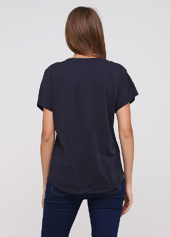 Темно-синя літня футболка Ralph Lauren