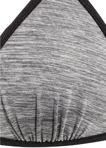 Купальный бюст H&M меланж серый пляжный