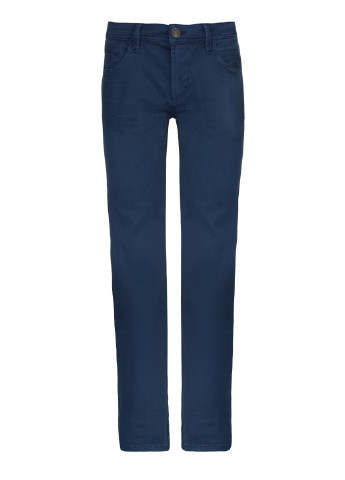 Синие повседневный демисезонные прямые, зауженные брюки Tom Tailor