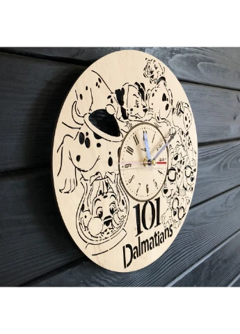 Настенные часы из дерева в детскую «101 далматинец» 7Arts (253566986)