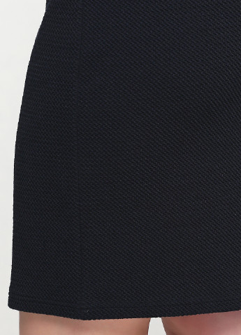 Темно-синяя кэжуал однотонная юбка BRANDTEX COPENHAGEN карандаш