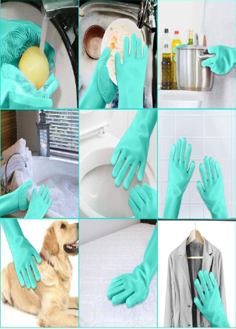 Силіконові кухонні рукавички губка рукавичка для миття посуду 2шт (8752154) Francesco Marconi (215118458)