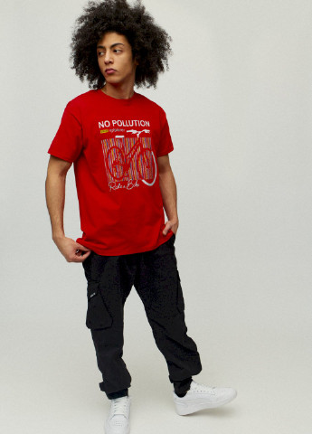 Червона футболка чоловіча YAPPI