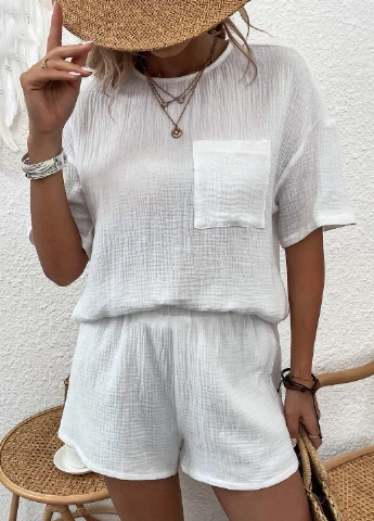 Костюм (футболка, шорти) SHEIN (311528046)