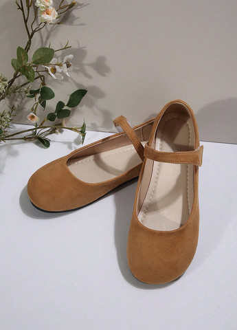 SHEIN Туфли мери джейн охра з текстиль, искусственная замша, китай — демисезон (342719906)