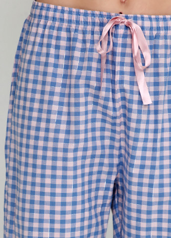 Голубые домашние демисезонные брюки Women'secret