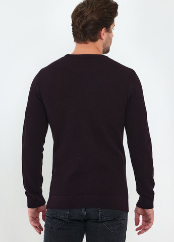 Темно-бордовый демисезонный свитер джемпер Trend Collection