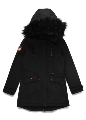 Черная демисезонная куртка Canada Weather Gear