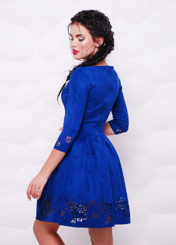 Синя кежуал сукня Fashion Up однотонна