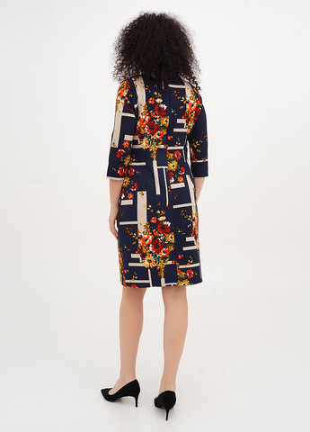 Синя кежуал сукня футляр Imperial з абстрактним візерунком