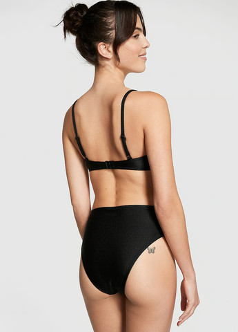Чорний літній купальник (ліф, труси, спідниця) роздільний Victoria's Secret